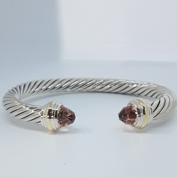 David Yurman Jewelry - DAVID YURMAN 7MM MORGANITE W 14K GOLD